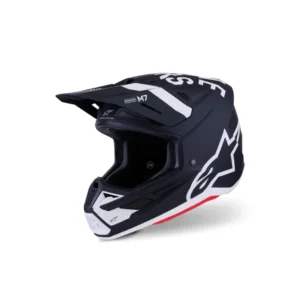 SM7 DASHER HELMET ECE06 | BLACK WHITE MATT